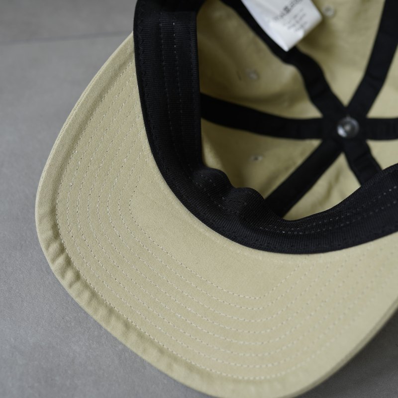 【ULTERIOR アルテリア】 WASHED BIZEN GABARDINE 6 PANELED CAP / SPROUT - Avelia  ONLINE STORE