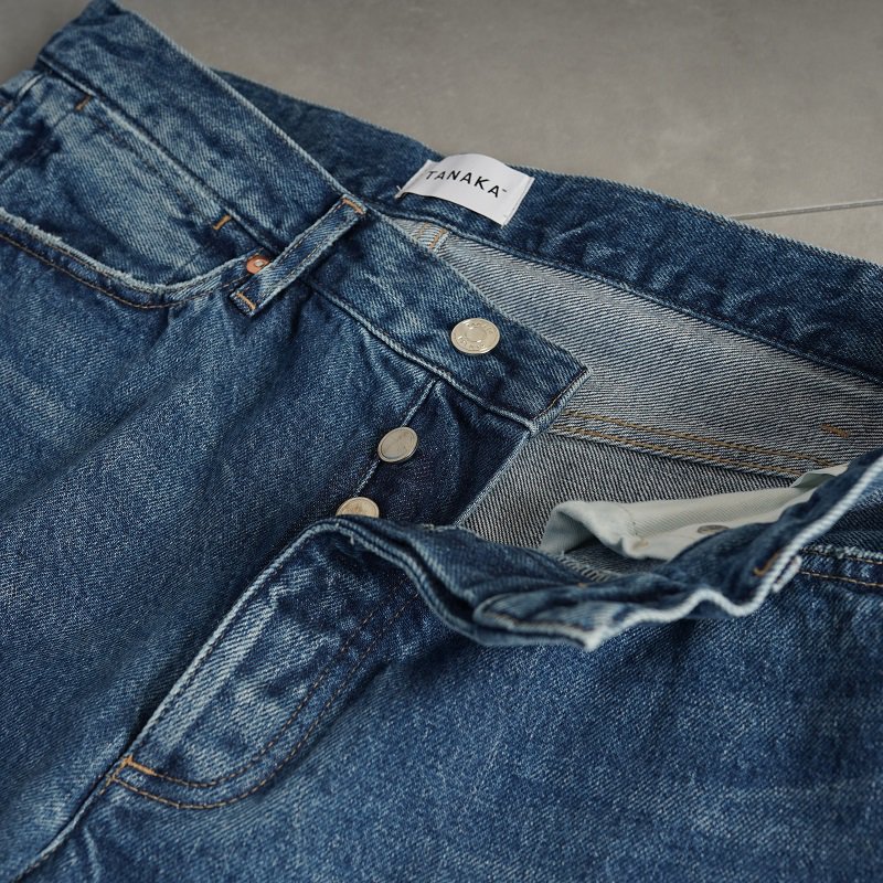 TANAKA タナカ】 THE JEAN TROUSERS / VINTAGE BLUE -Avelia ONLINE STORE