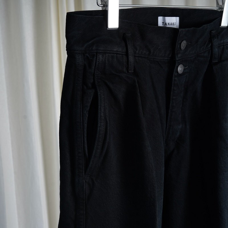 TANAKA ʥ THE WIDE JEAN TROUSERS / OVERDYED BLACK