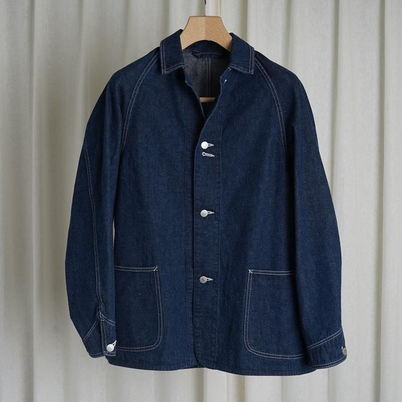 【23AW】【MAATEE＆SONS マーティーアンドサンズ】 40s denim カバーオールJK / INDIGO - Avelia ONLINE  STORE