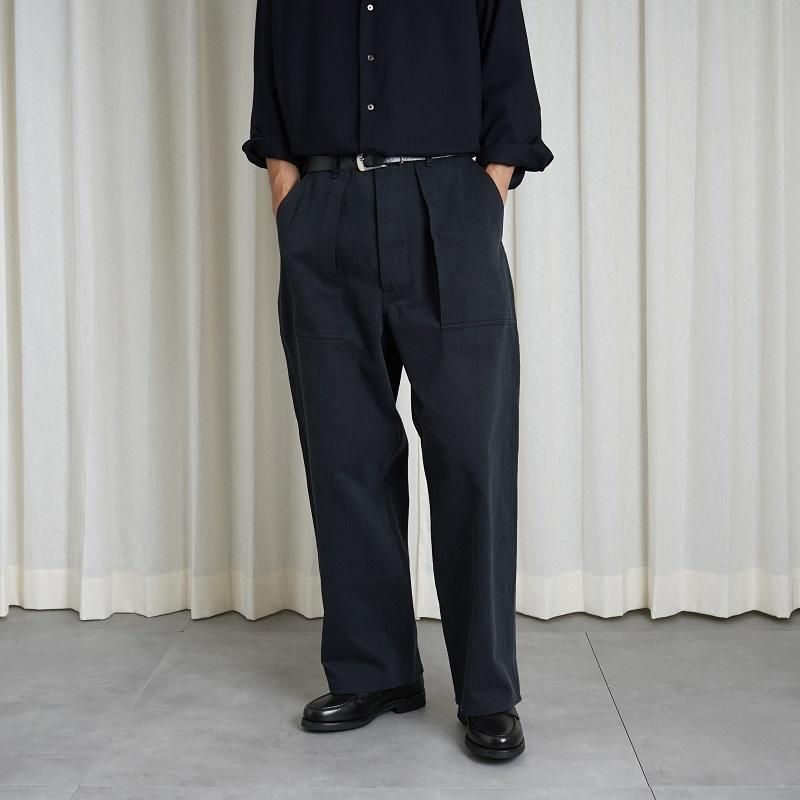 【MAATEE＆SONS マーティーアンドサンズ】 HBT UTILITY PT / BLACK-Avelia ONLINE STORE