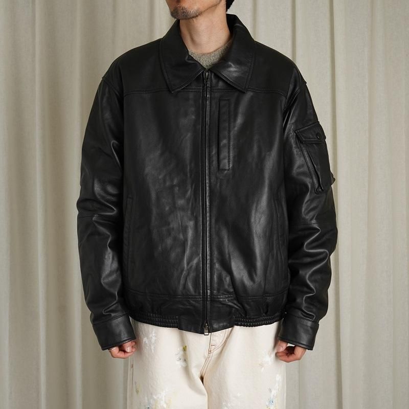 型番SH-37-cowccu HENRY SWING TOP JACKET　レザージャケット