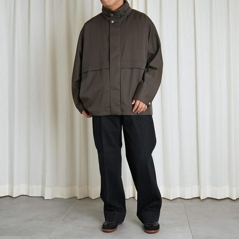 AFTERHOURS ե STANDCOLLAR JACKET / MOCHA