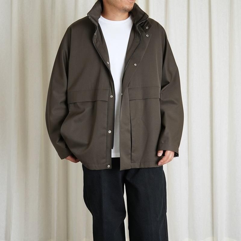 AFTERHOURS ե STANDCOLLAR JACKET / MOCHA