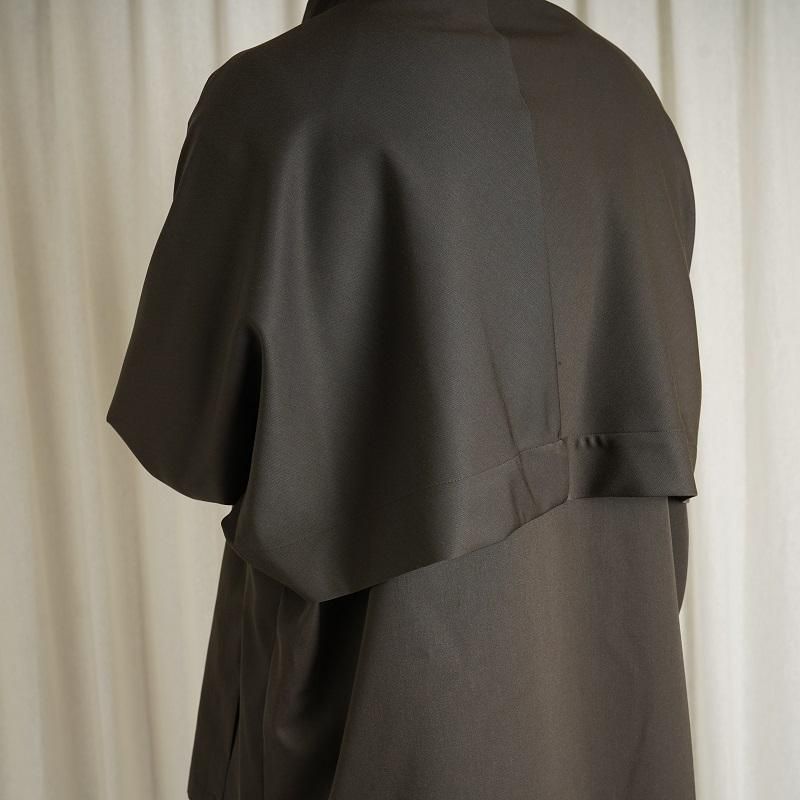 AFTERHOURS ե STANDCOLLAR JACKET / MOCHA