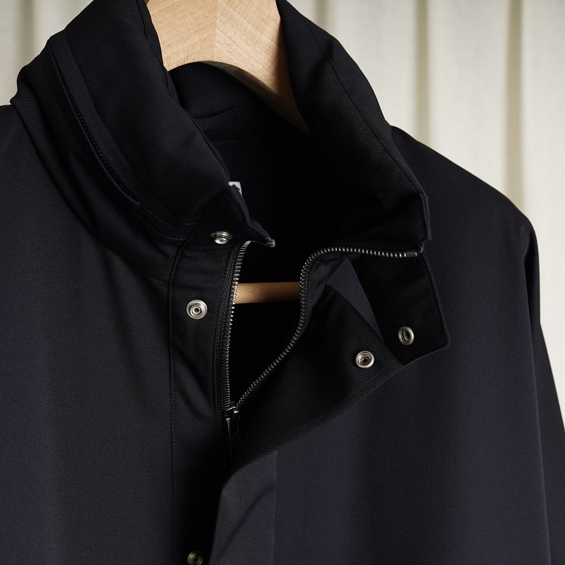 【AFTERHOURS アフターアワーズ】 STANDCOLLAR JACKET / MIDNIGHT - Avelia Online Store