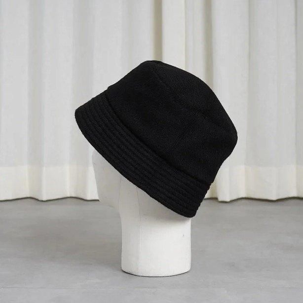 KIJIMA TAKAYUKI ޥ業 ALPACA SHAGGY BUCKET HAT / BLACK