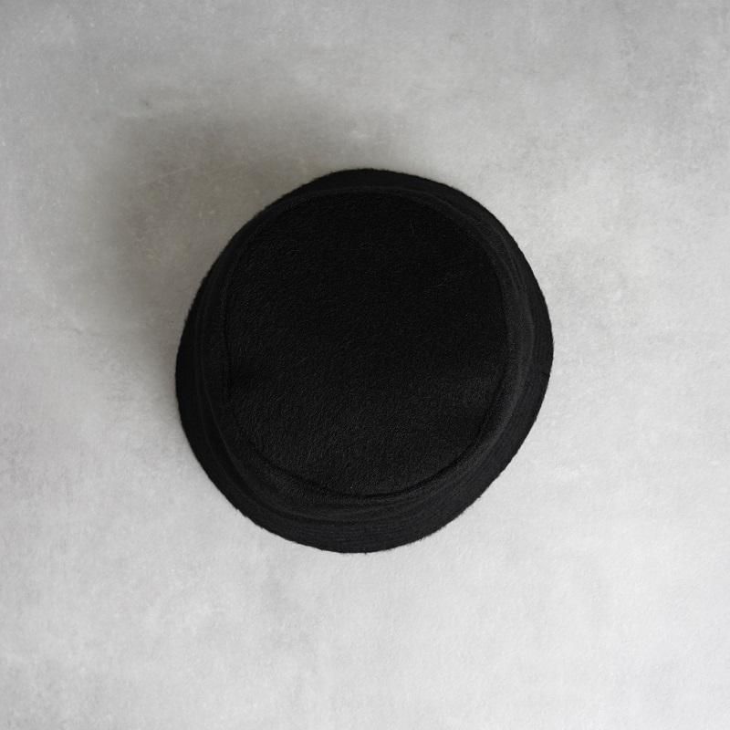 KIJIMA TAKAYUKI ޥ業 ALPACA SHAGGY BUCKET HAT / BLACK