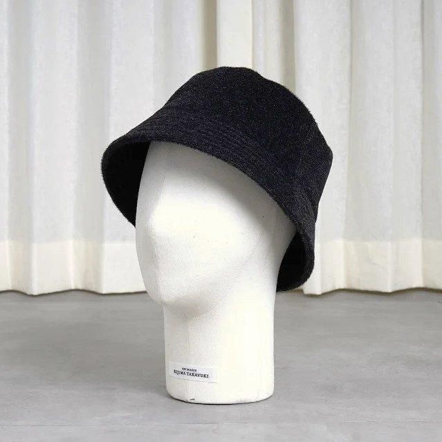 KIJIMA TAKAYUKI ޥ業 ALPACA SHAGGY BUCKET HAT / C. GRAY