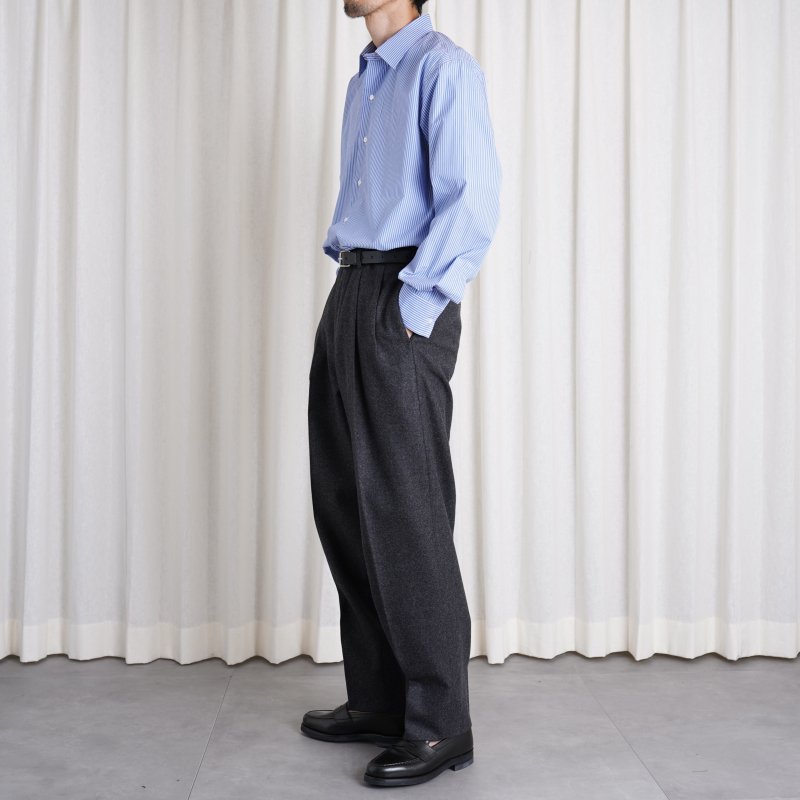 【HEUGN ユーゲン】 George FLANNEL / GRAY - Avelia Online Store