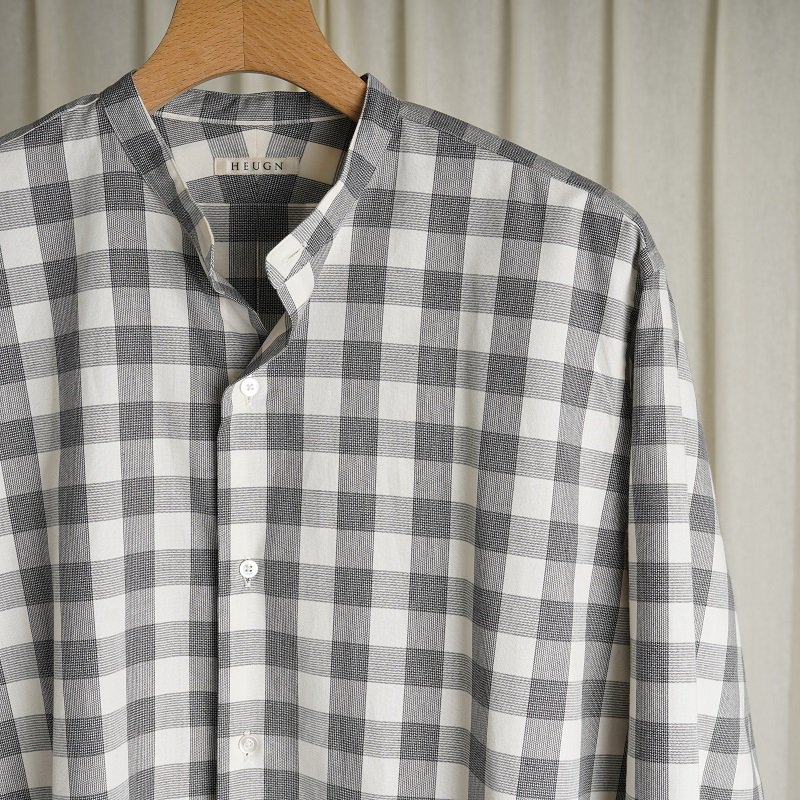 【HEUGN ユーゲン】 Morris CHECK / WHITE - Avelia ONLINE STORE