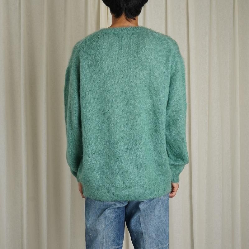 【23AW】【AURALEE オーラリー】 BRUSHED SUPER KID MOHAIR KNIT P/O / JADE GREEN -  Avelia ONLINE STORE