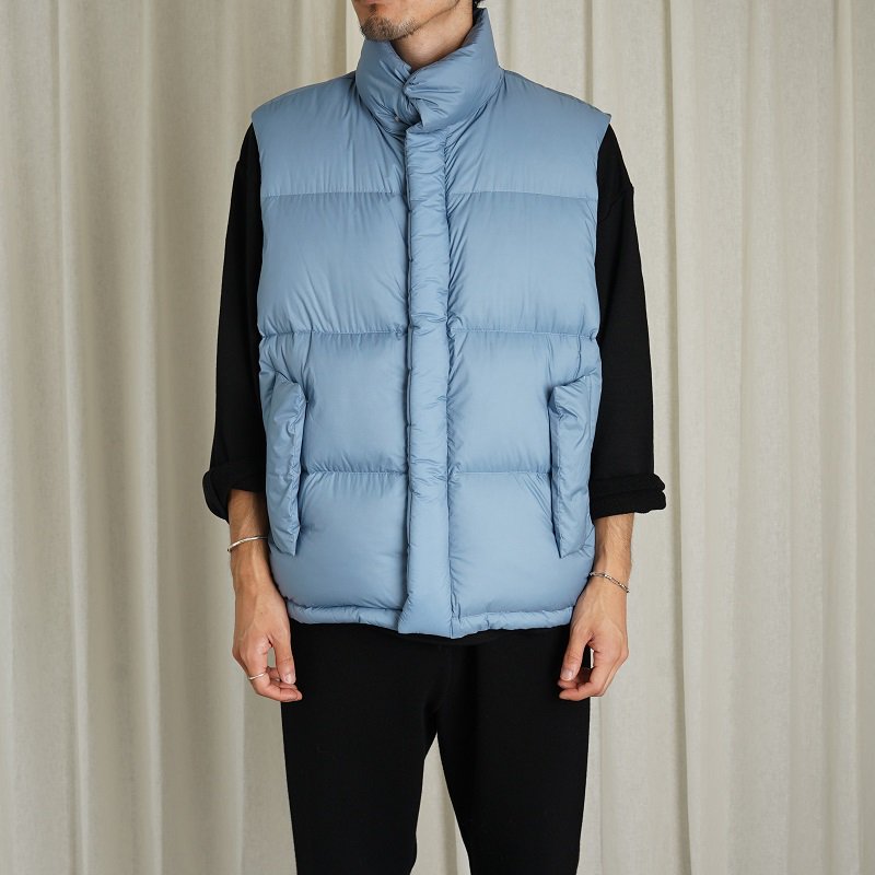 23AW】【AURALEE オーラリー】 SUPER LIGHT NYLON RIPSTOP DOWN VEST