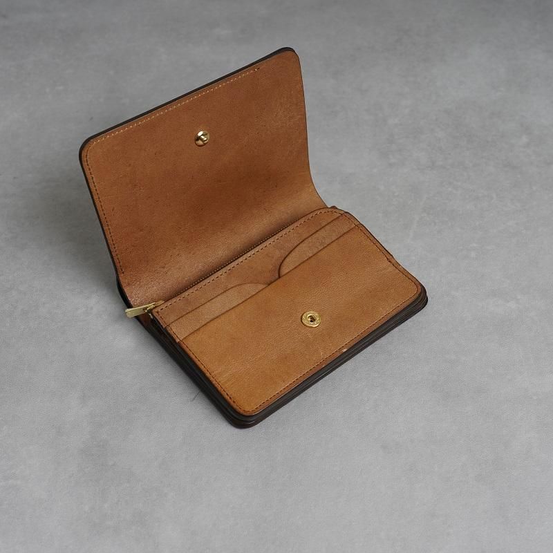 新品forme short wallet Talso calf BORDEAUX-