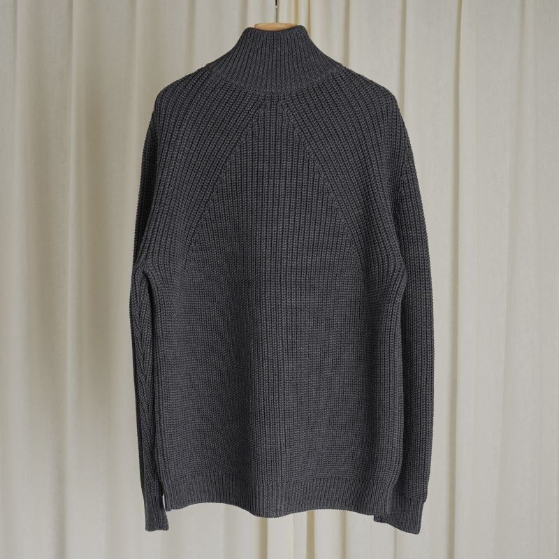 BATONER バトナー】 SIGNATURE DRIVERS KNIT / GRAY - Avelia ONLINE STORE