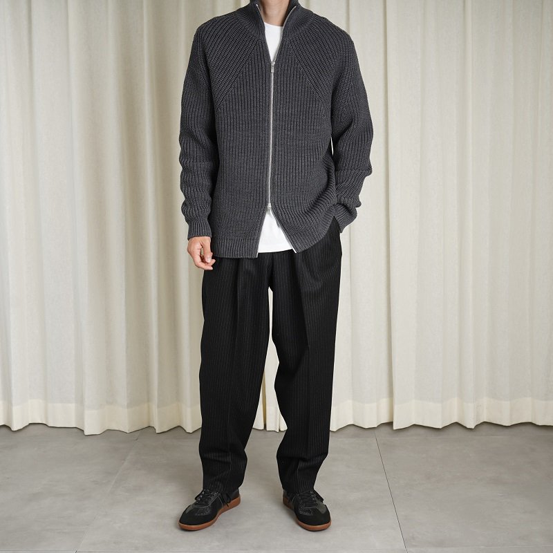 BATONER バトナー】 SIGNATURE DRIVERS KNIT / GRAY - Avelia ONLINE STORE