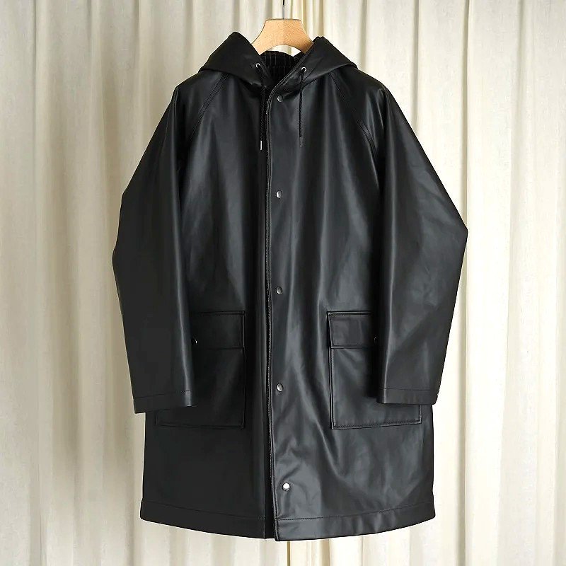 HEUGN 桼 Elmer -Reversible Coat-   / BLACK