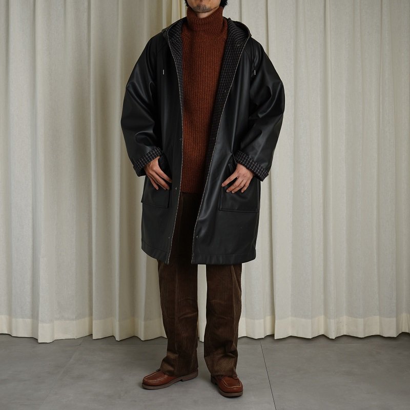 【HEUGN ユーゲン】 Elmer -Reversible Coat- / BLACK