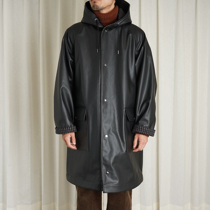 【HEUGN ユーゲン】 Elmer -Reversible Coat- / BLACK