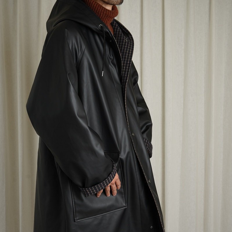 【HEUGN ユーゲン】 Elmer -Reversible Coat- / BLACK