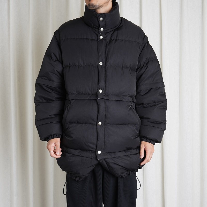 【YOKE ヨーク】 MULTIDETACHABLE RV DOWN JACKET / BLACK - Avelia Online Store