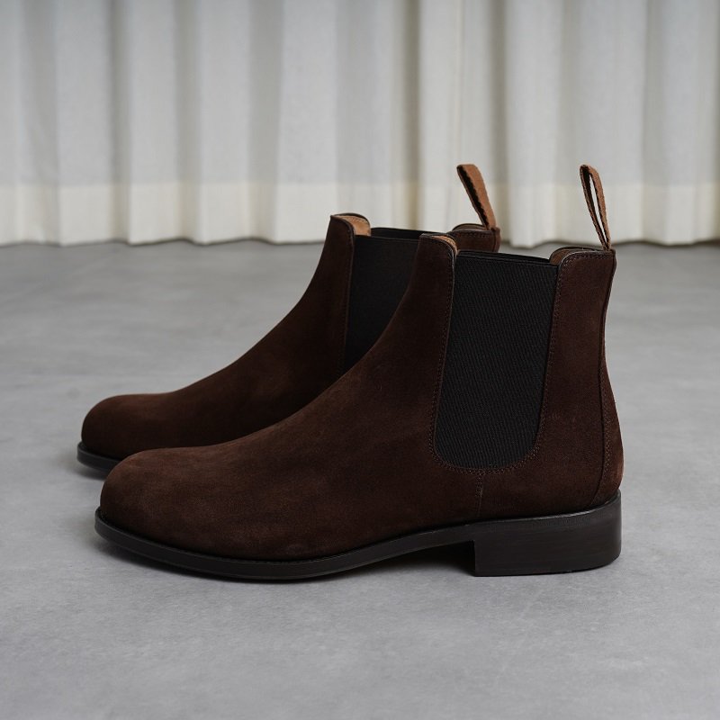 【F.LLI Giacometti フラテッリジャコメッティ】 FG529 ｰSIDE GORE BOOTS- / D.BROWN - Avelia  ONLINE STORE