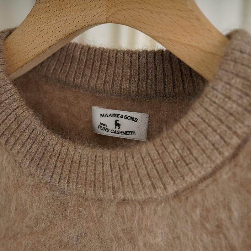 maatee\u0026sons cashmere shaggy1 sweater