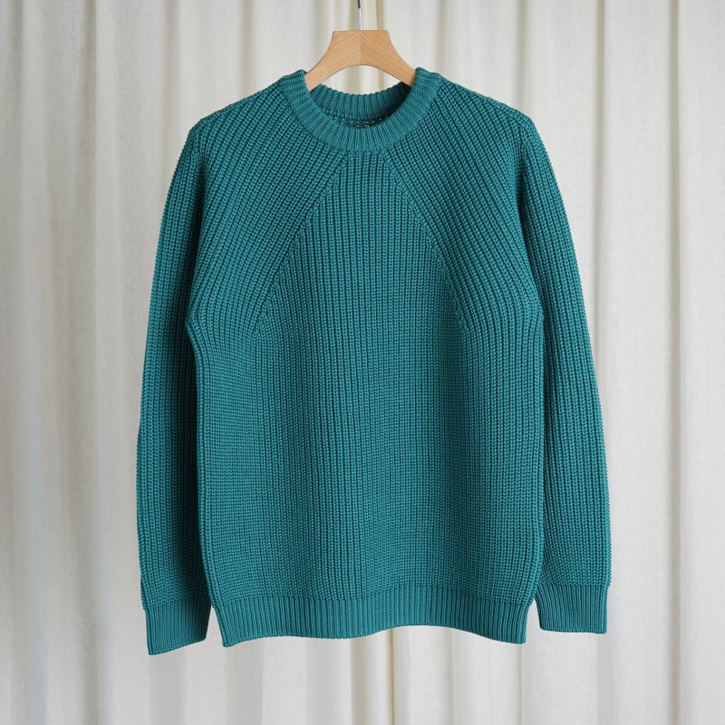 【BATONER バトナー】 SIGNATURE CREW NECK / EMERALD - Avelia ONLINE STORE