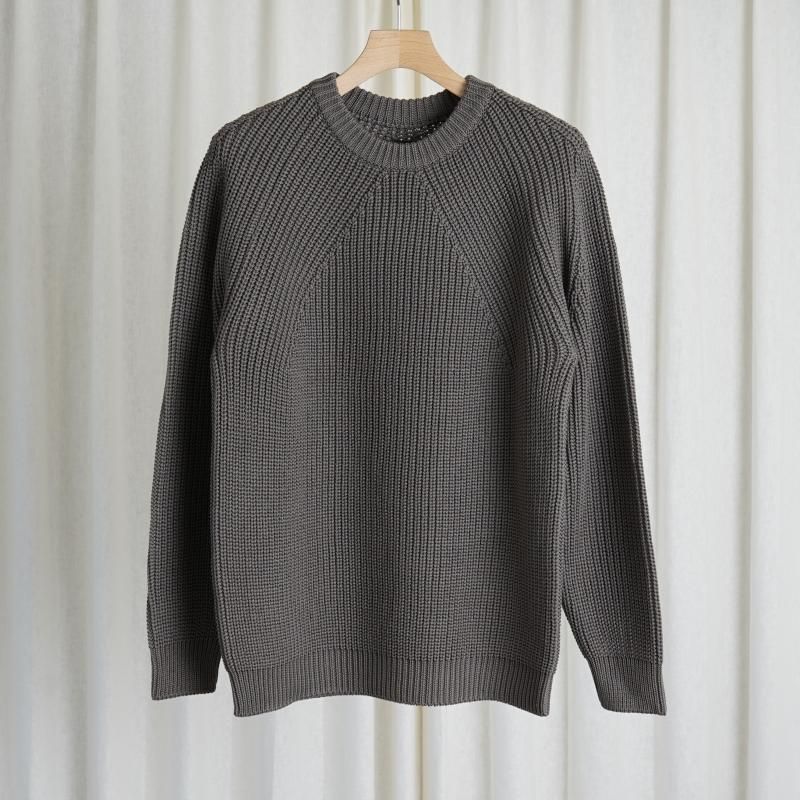 23AWۡBATONER Хȥʡ SIGNATURE CREW NECK / WALNUT
