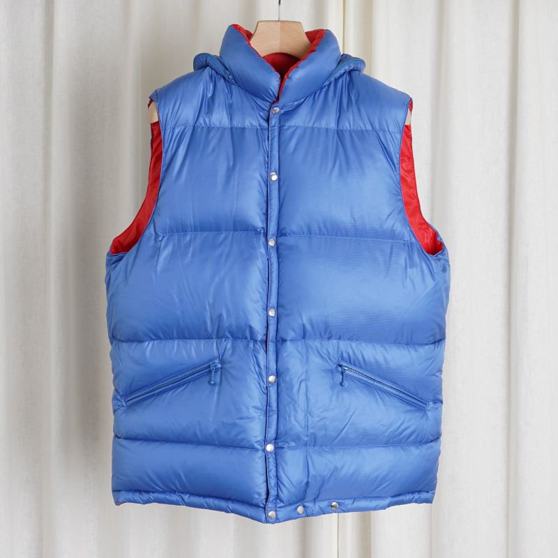 【23AW】 【MAATEE＆SONS マーティーアンドサンズ】DOWN VEST / BLUE