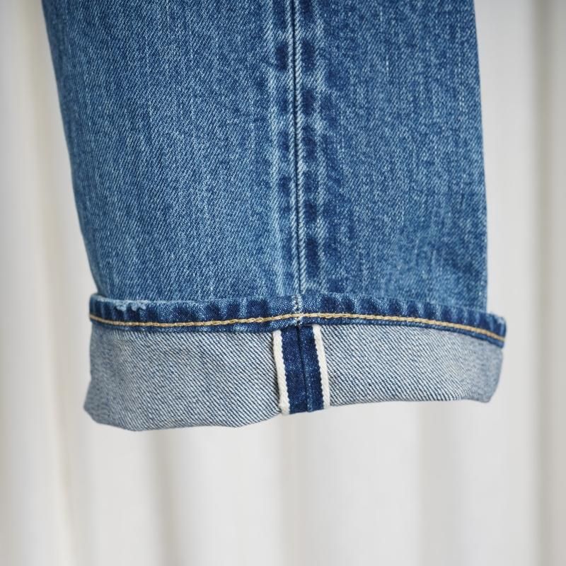 CIOTA シオタ】 STRAIGHT 5 POCKET PANTS / MEDIUM DARK BLUE CIOTA シオタ】 STRAIGHT 5 POCKET PANTS / MEDIUM DARK BLUE