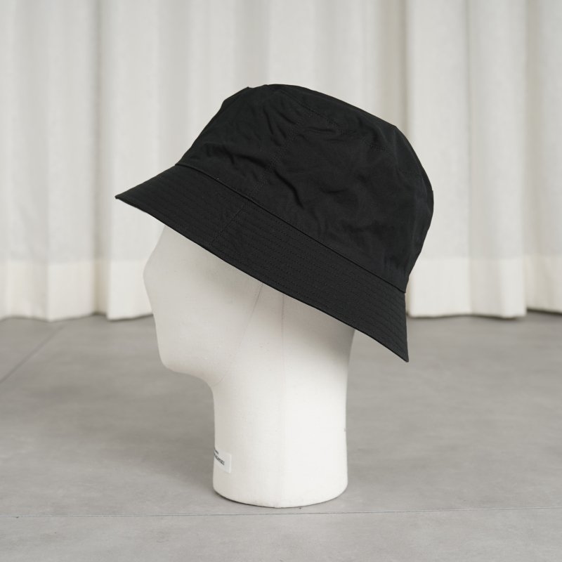 24SSۡKIJIMA TAKAYUKI ޥ業 VENTILE BUKET HAT
 / BLACK