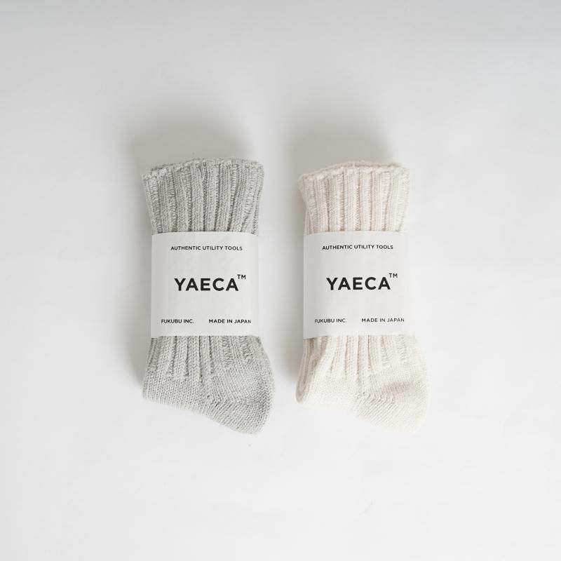 【YAECA ヤエカ】 COTTON RIB SOCKS / 2COLOR