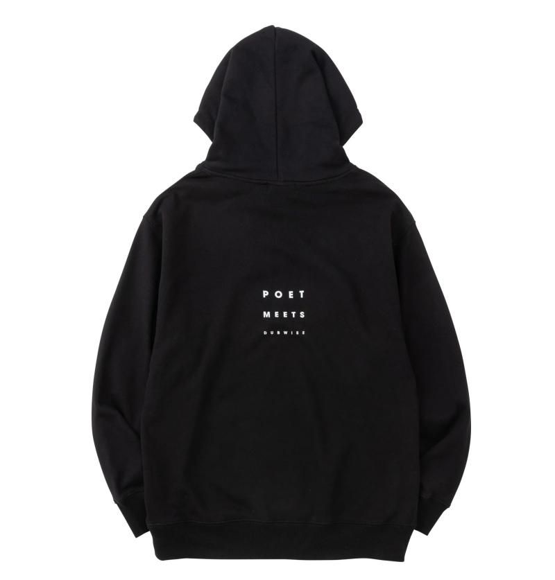 POET MEETS DUBWISE ݥå ߡ ֥磻 EVERYONE HOODIE / BLACK