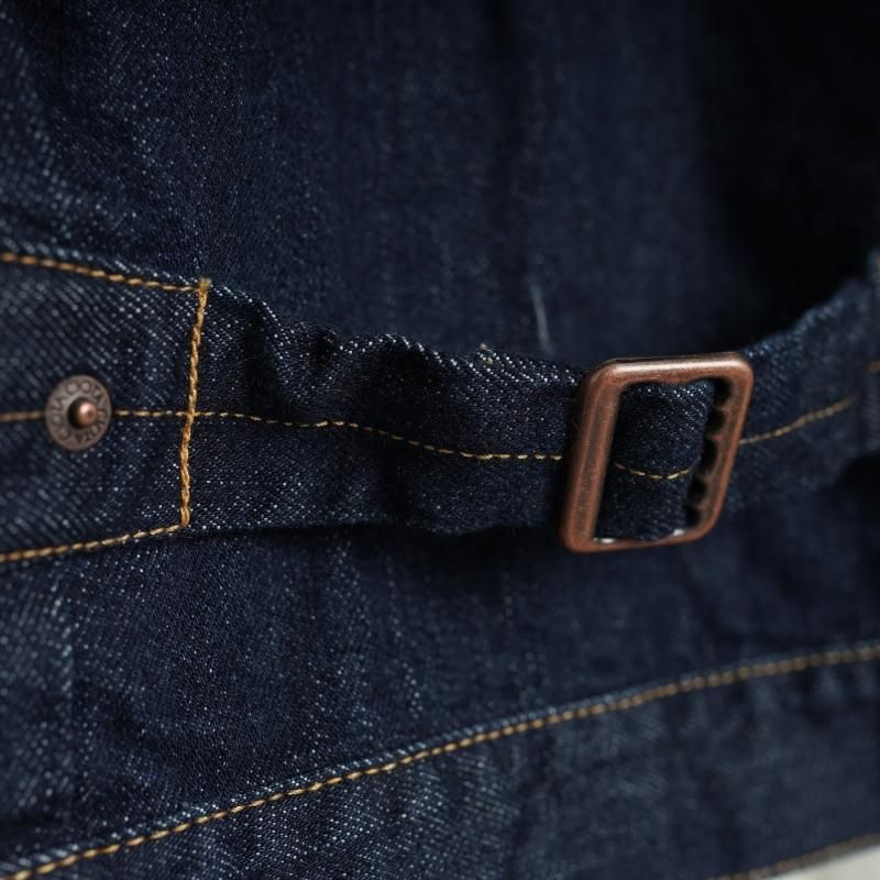 CIOTA シオタ】 Single Pocket Denim Jacket / NAVY (ONE WASH