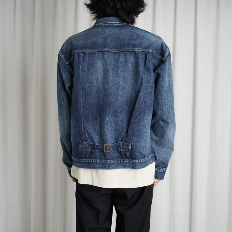 CIOTA シオタ】 Single Pocket Denim Jacket / MEDIUM DARK BLUE