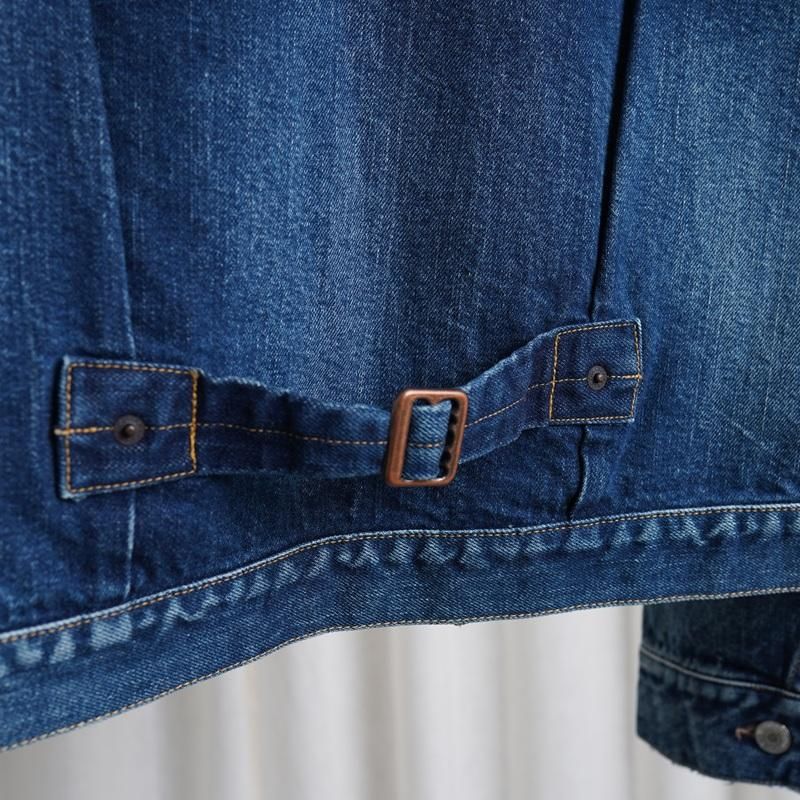 CIOTA シオタ】 Single Pocket Denim Jacket / MEDIUM DARK BLUE CIOTA シオタ】 Single Pocket Denim Jacket / MEDIUM DARK BLUE