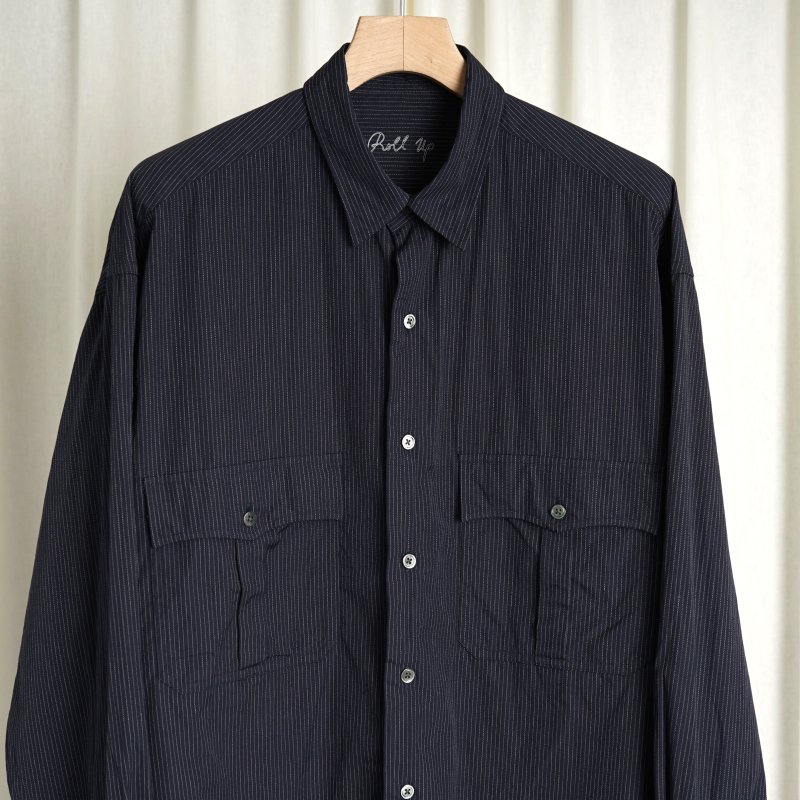 Porter Classic ポータークラシック】 ROLL UP PIN STRIPE SHIRT ...