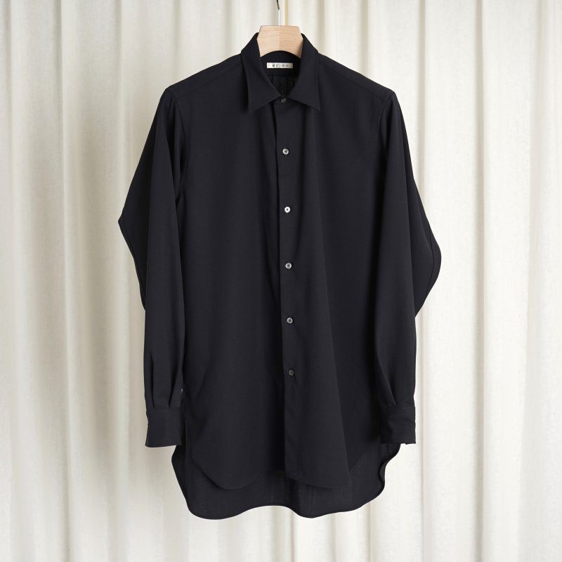 23AW】【HEUGN ユーゲン】 James REG SHIRTS WOOL / NAVY - Avelia 