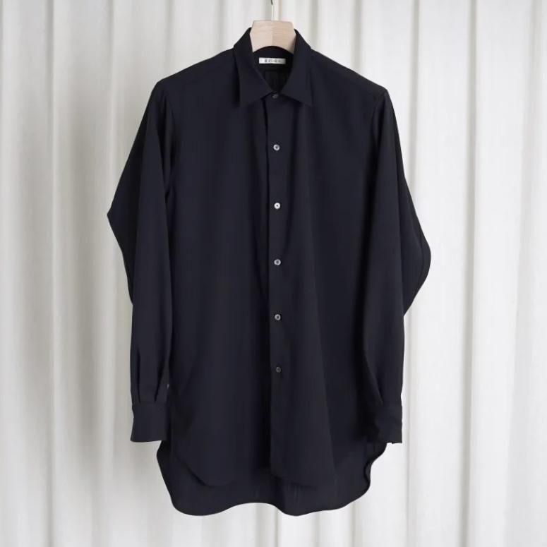 【HEUGN ユーゲン】 JAMES REG SHIRTS WOOL  / NAVY