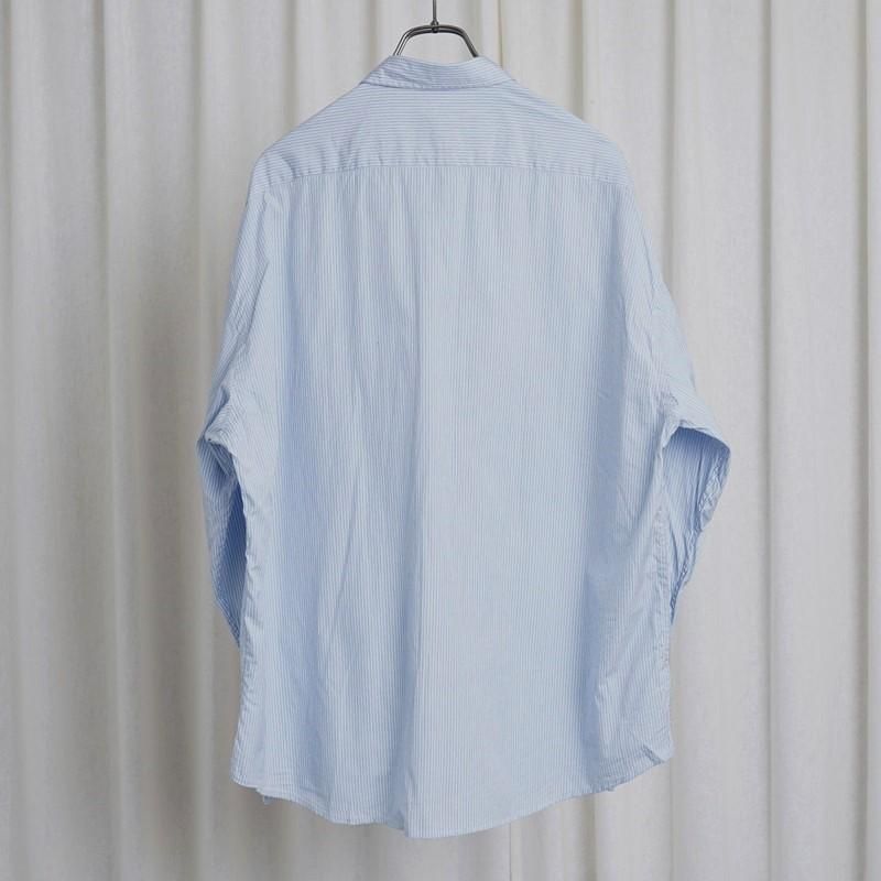  Porter Classic ݡ饷å ROLL UP STRIPE SHIRT  / BLUE