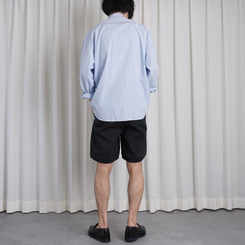  Porter Classic ݡ饷å ROLL UP STRIPE SHIRT  / BLUE