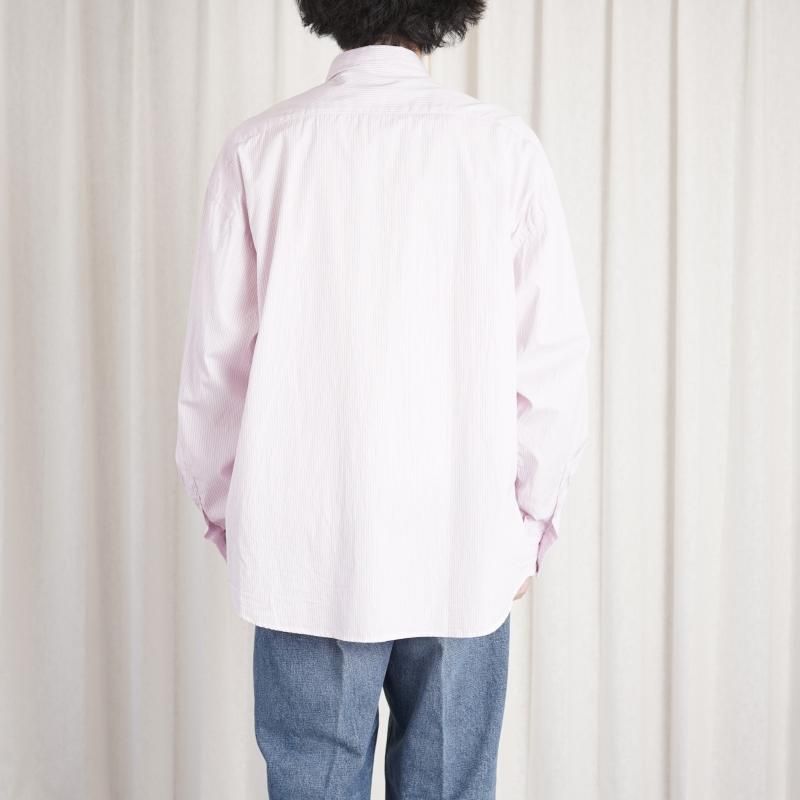 Porter Classic ポータークラシック】 ROLL UP STRIPE SHIRT