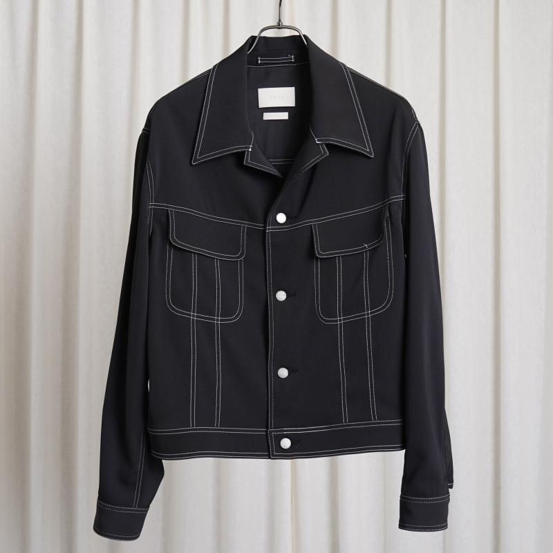 YOKE 衼 TRUCKER JACKET / BLACK