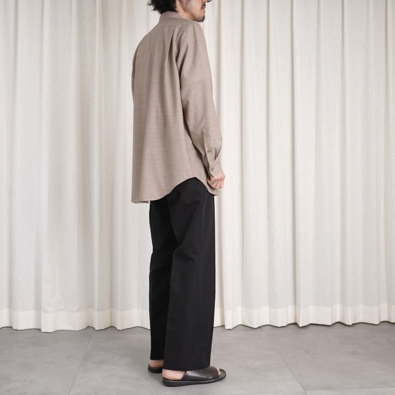 AURALEE オーラリー】 HARD TWIST FINX LINEN CHINO SLACKS / BLACK - Avelia ONLINE  STORE