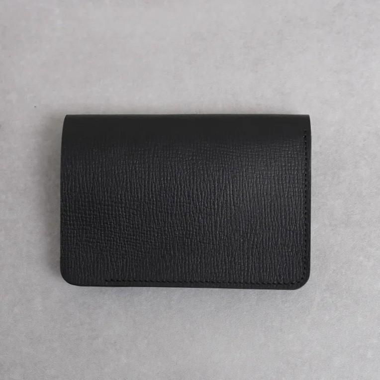 【forme フォルメ】 Short wallet Serpentine / Black