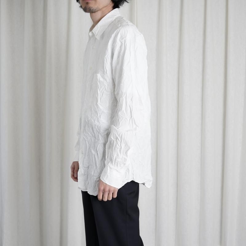 2024 お歳暮【公式】 - 人気ブランド AURALEE オーラリー】WRINKLED WHITE / SHIRT TWILL FINX WASHED トップス