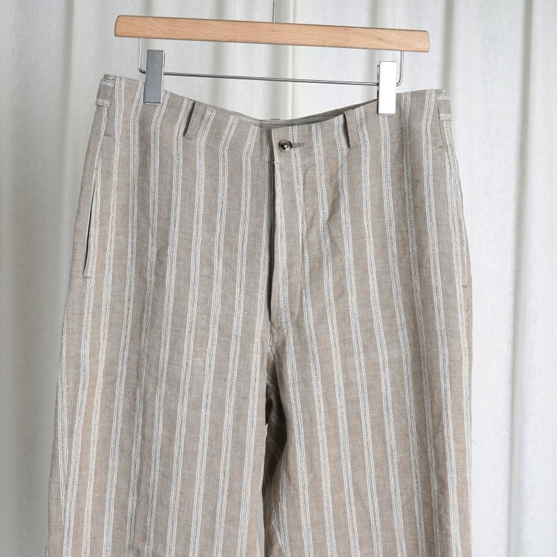 24SSۡHEUGN 桼 Nate MARIN pants stripe / BEIGE
