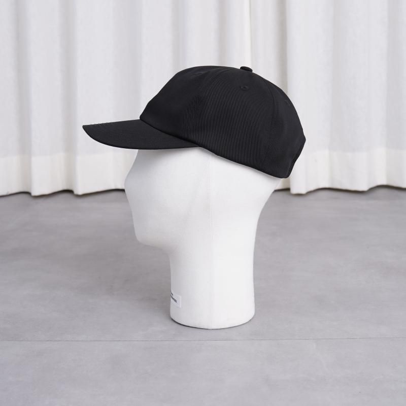 KIJIMA TAKAYUKI ޥ業 COTTON GABA 6PANEL CAP / BLACK