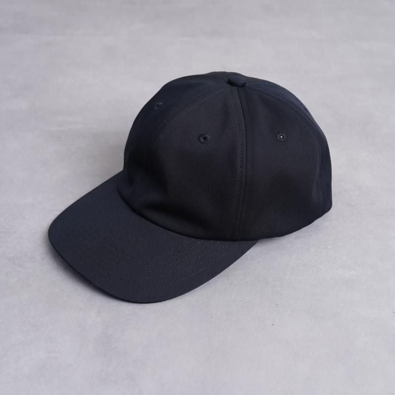 KIJIMA TAKAYUKI ޥ業 COTTON CHINO 6PANEL CAP / NAVY